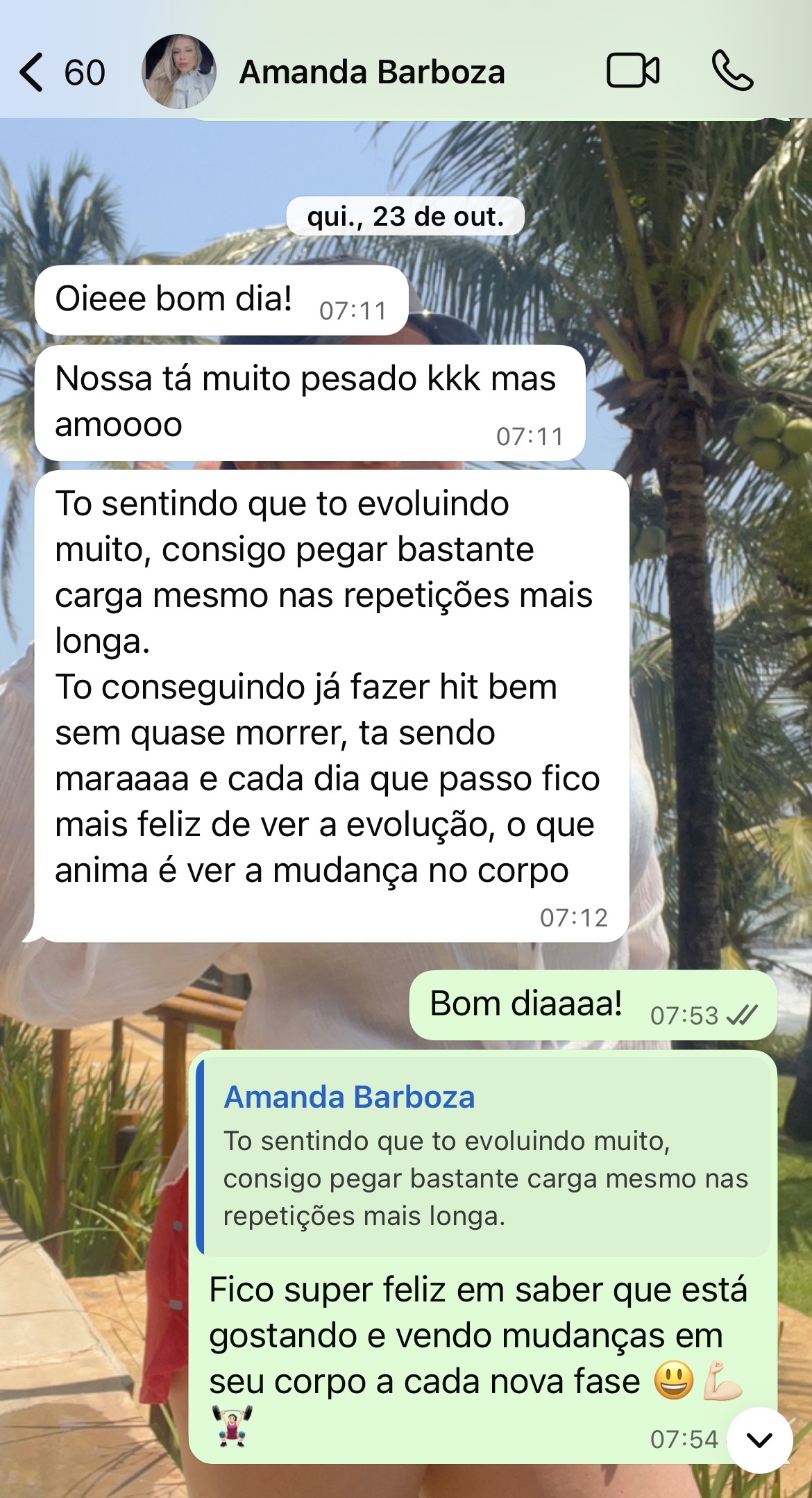 Screenshot de Depoimento 2